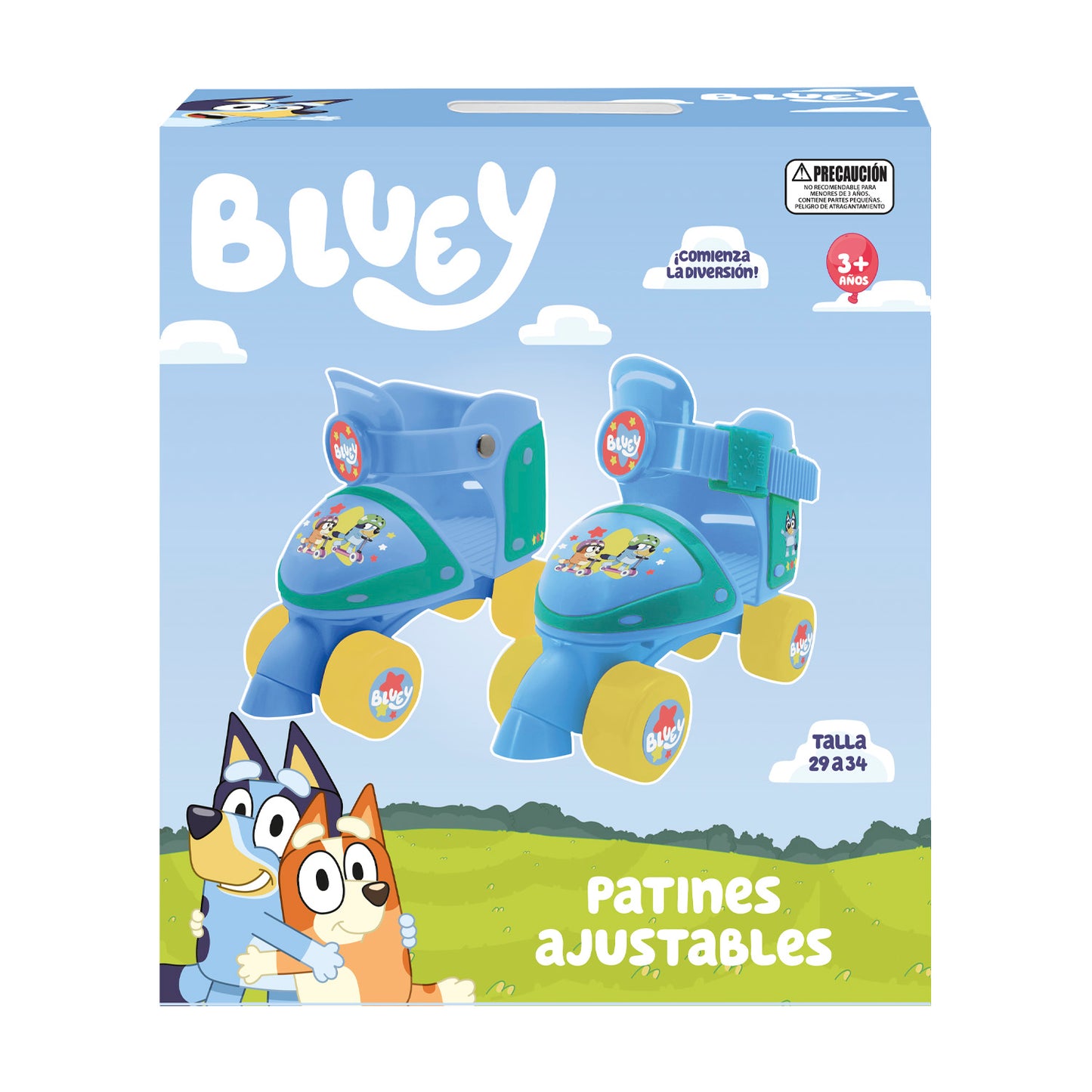 Patín Ajustables (Talla: 29 a 34) | Bluey