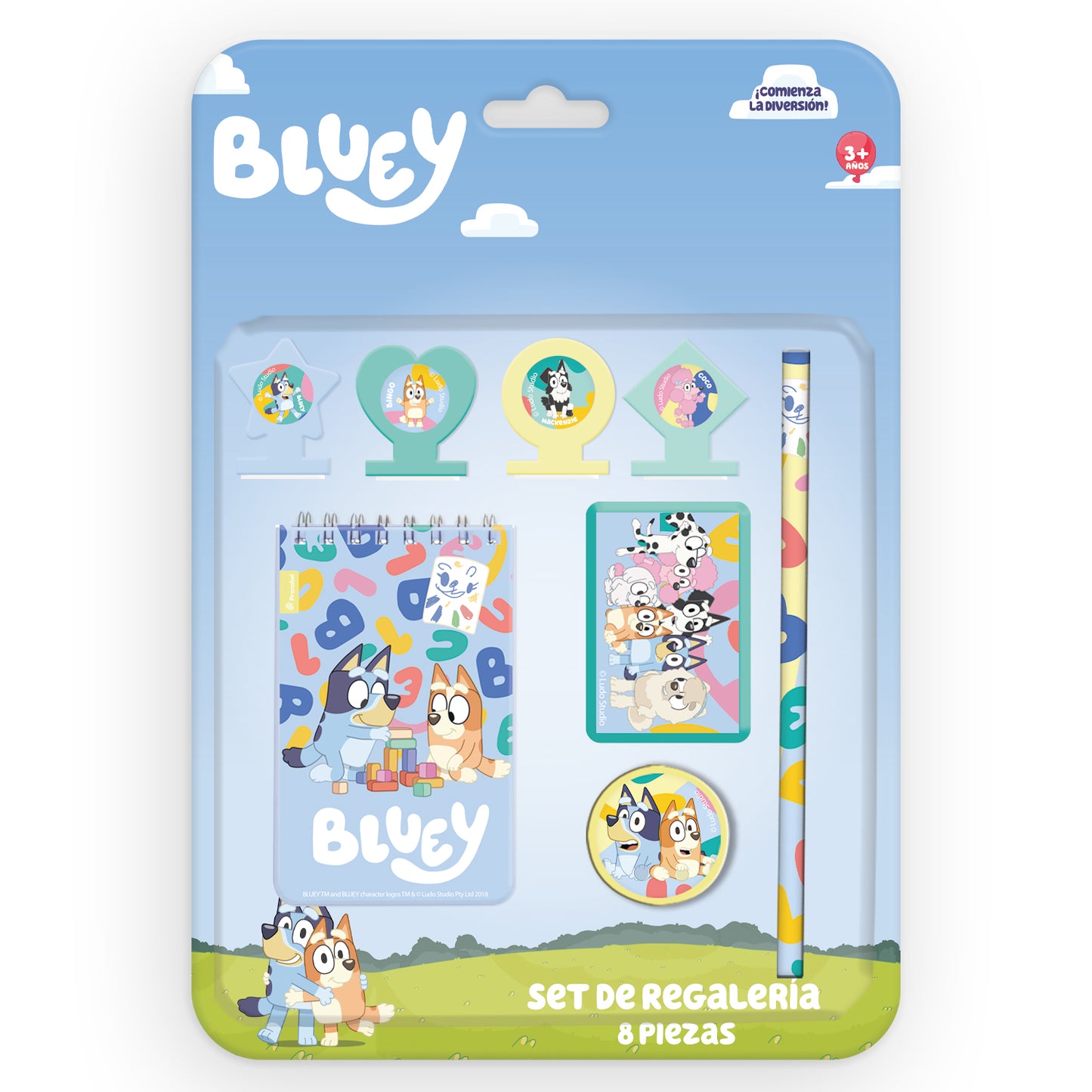 Set Regalería 8 piezas | Bluey