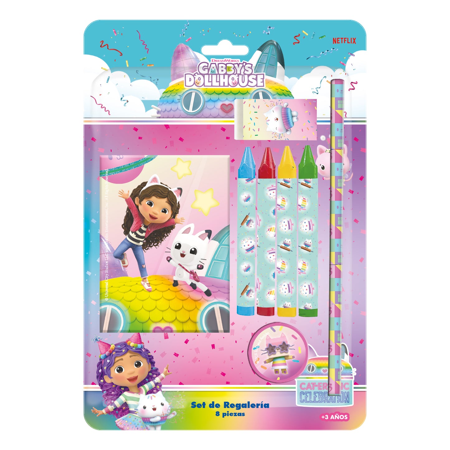 Set Regalería Escolar 8 piezas | La Casa de Gabby