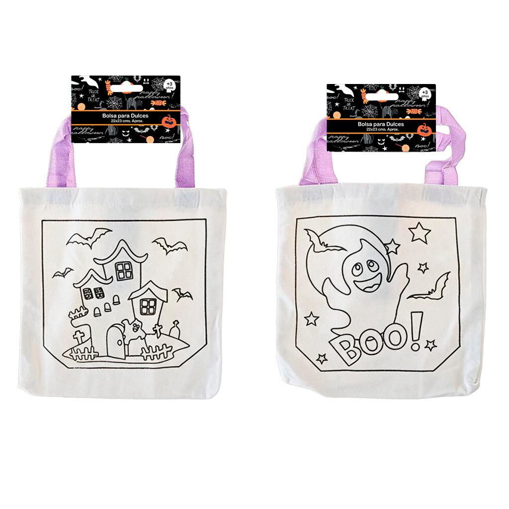 Bolsa Para Pintar 4 Lápices Halloween | Big Party