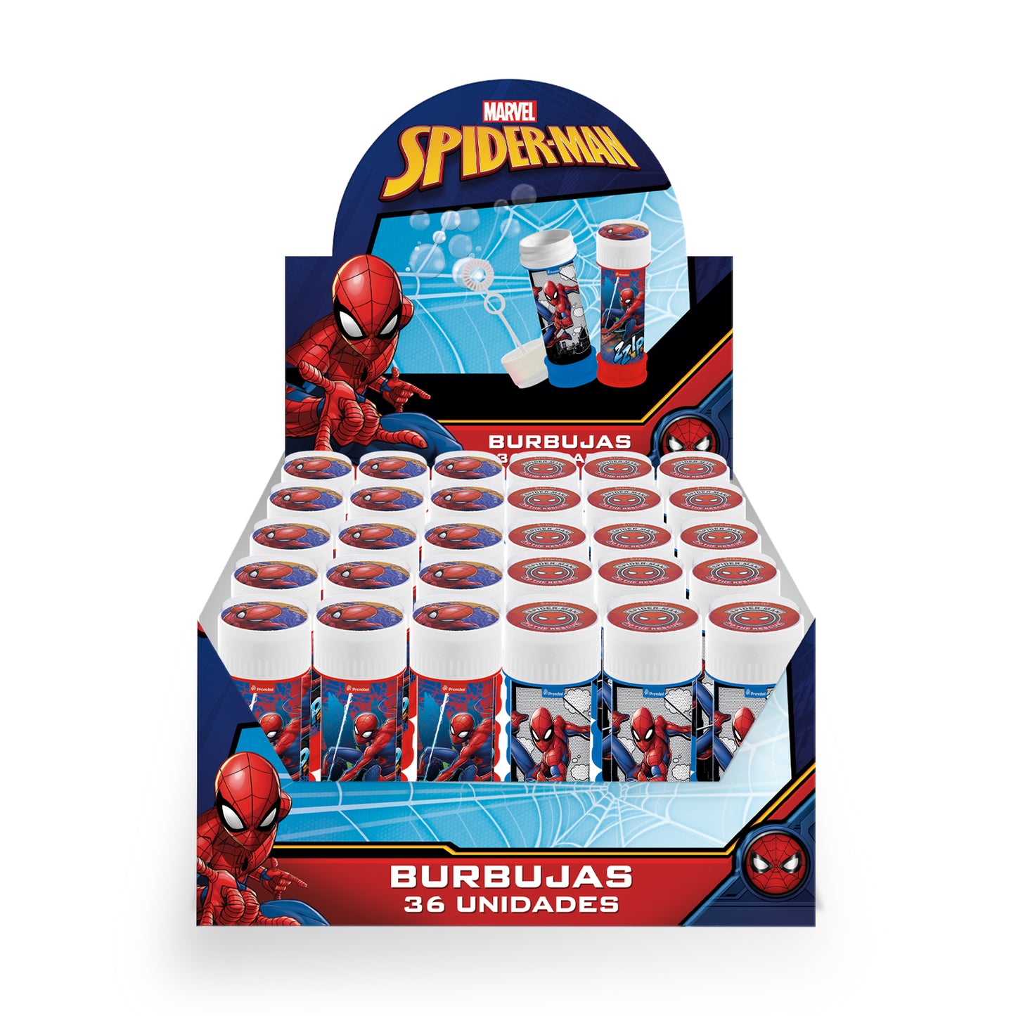 36 Burbujas Básicas Spiderman | Marvel