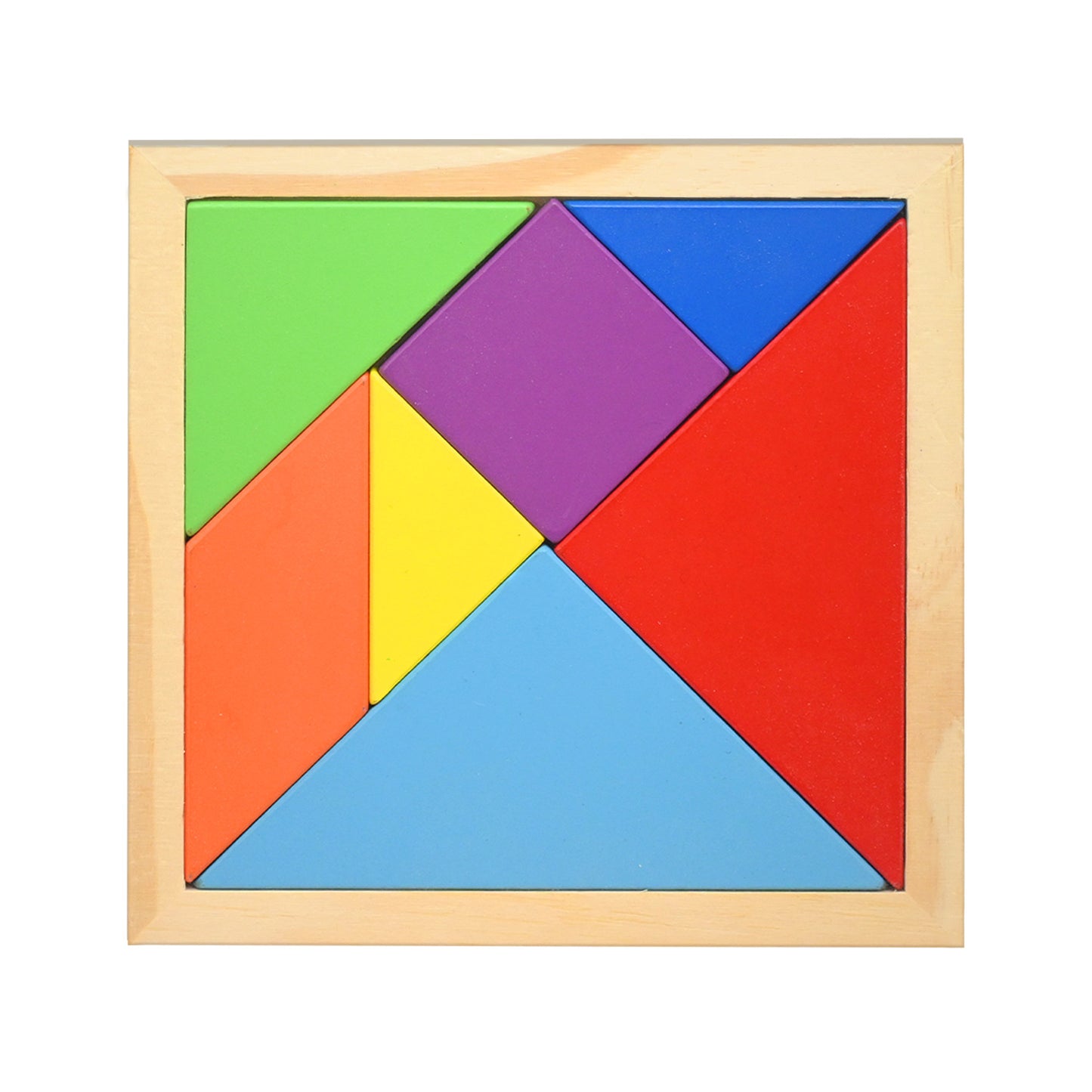 Tangram Madera 18x18x1 cm | Pronobel