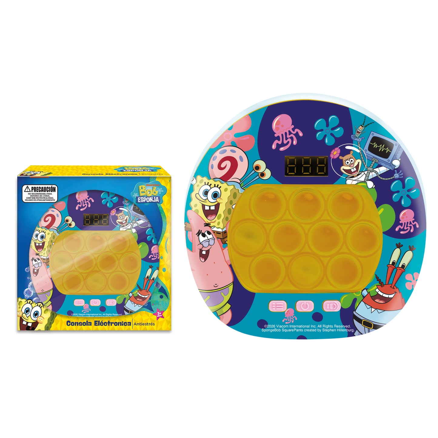 Consola Electrónica Antistress | Bob Esponja