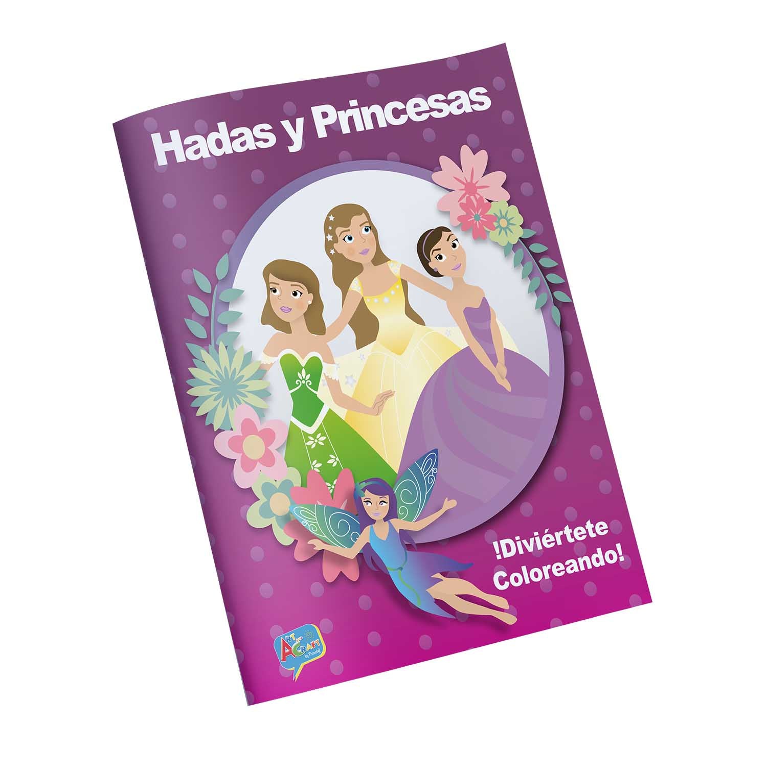Libro Para Colorear Hadas 16 Páginas | Art & Craft