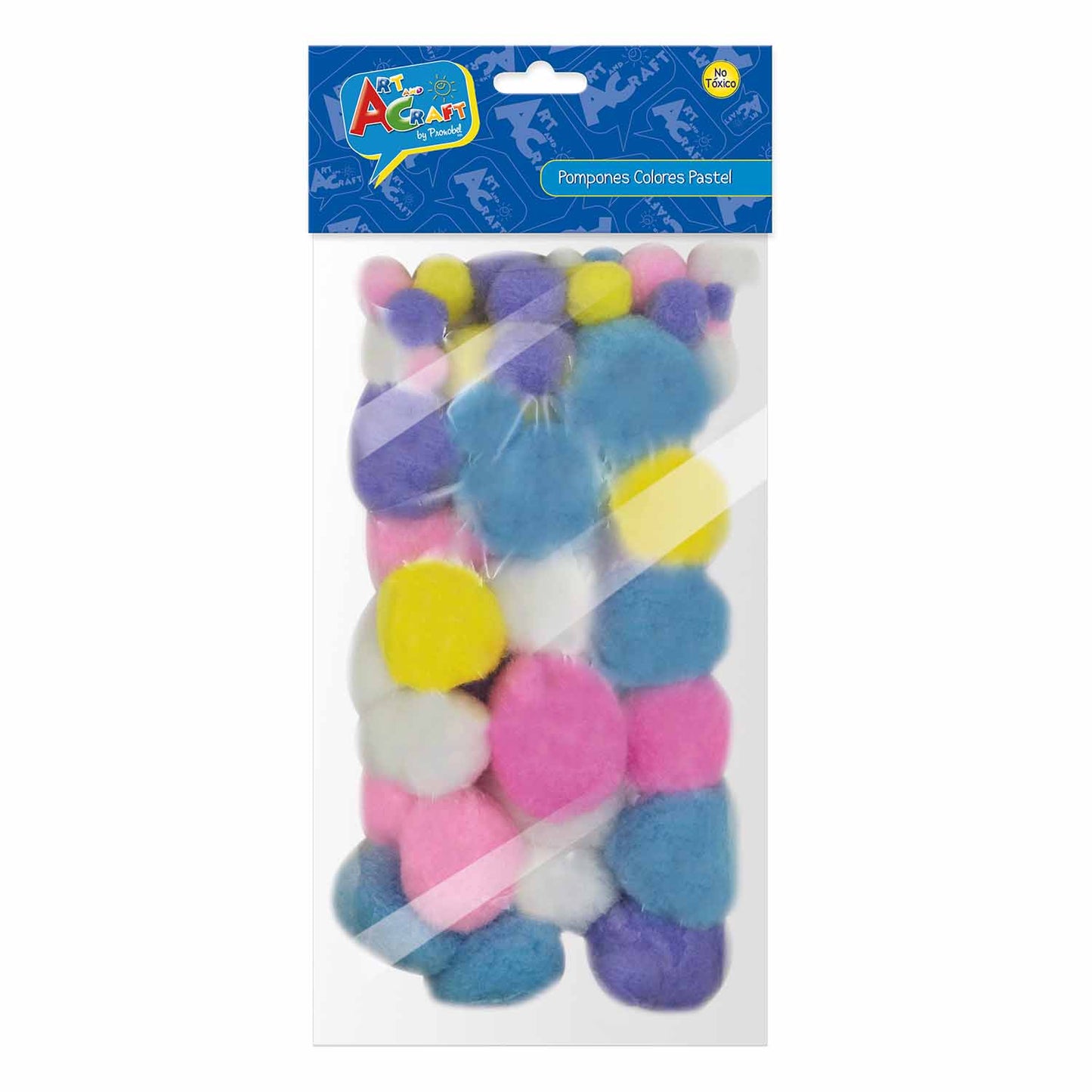 Pompones 75 Piezas Colores Pastel | Art & Craft
