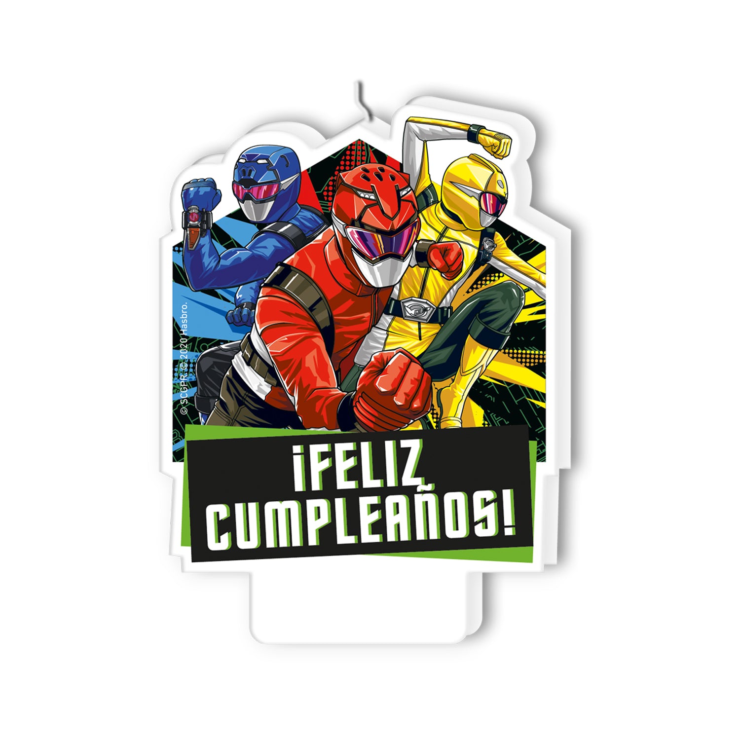 Set Cumpleaños para 6 personas | Power Rangers