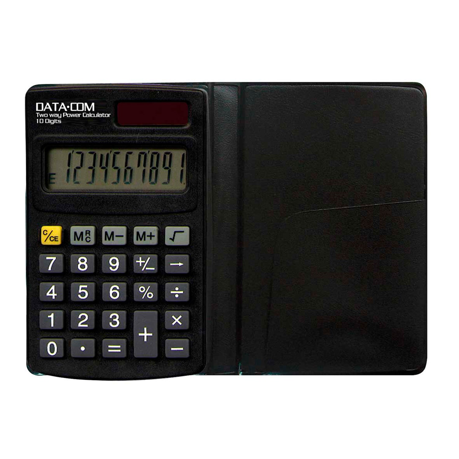 Calculadora Bolsillo 10 Digitos C900 Negro Pila y Solar | Datacom