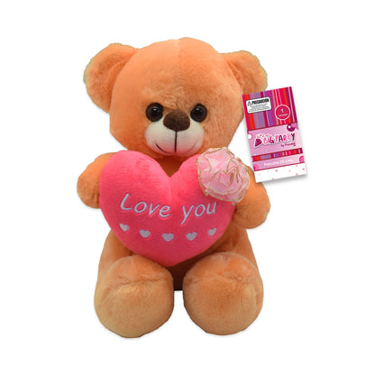 Peluche 25 cm Oso San Valentin | Big Party