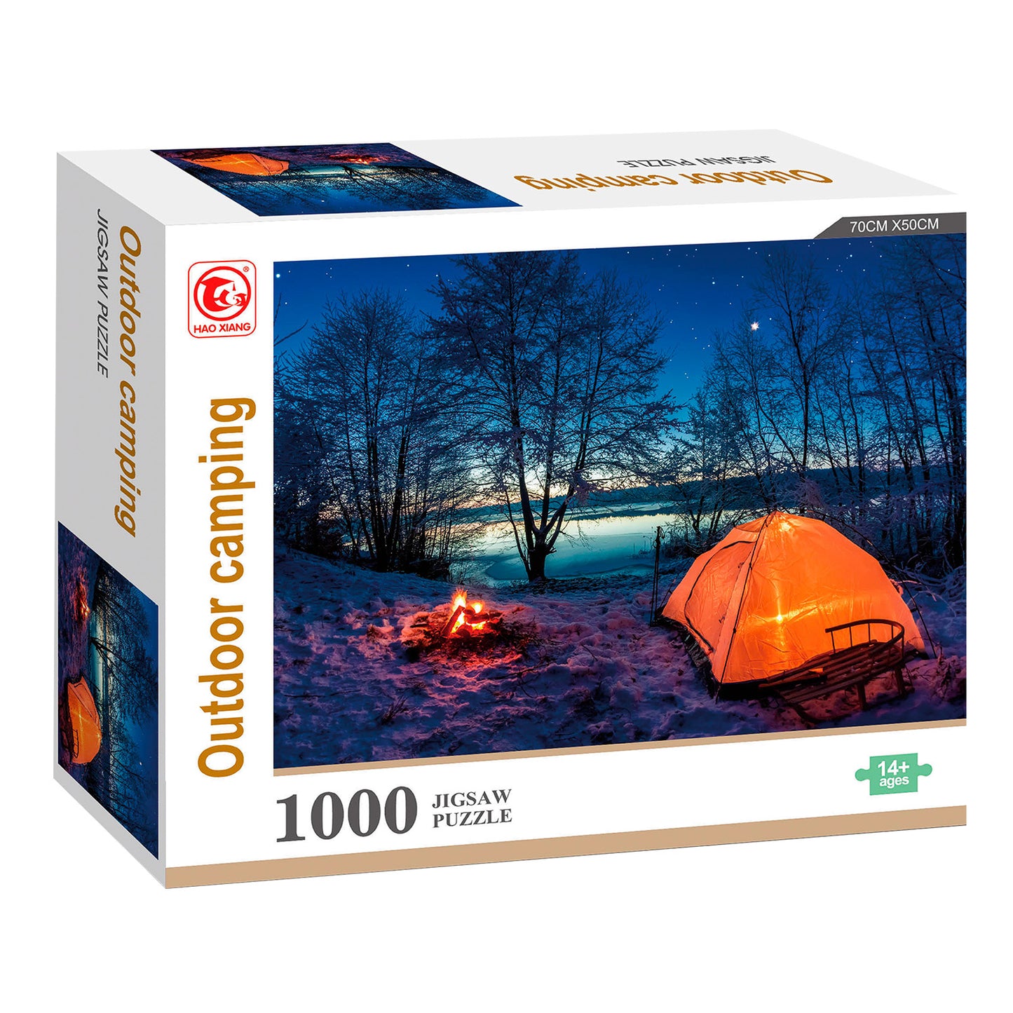 Puzzle 1000 Piezas Natura 23x19 cm Camping | Nobel Gift