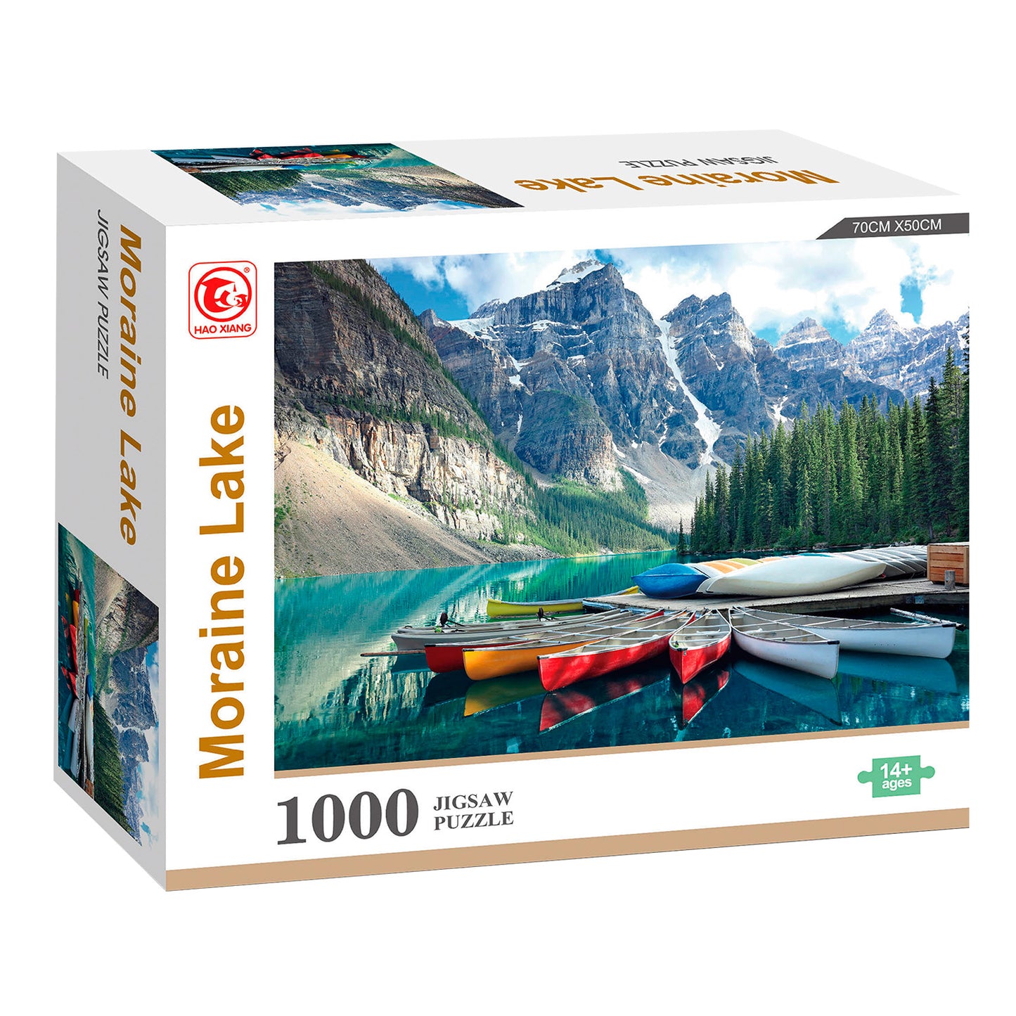 Puzzle 1000 Piezas Naturaleza 23x19 cm Lago Moraine | Nobel Gift