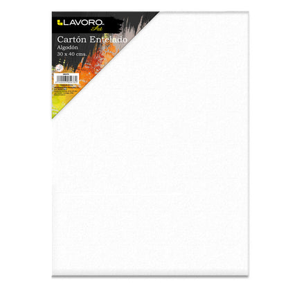 Cartón Entelado 30x40 cm | Lavoro
