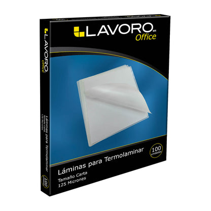 Sobre Para Plastificar 229x290 mm Carta 100 Un 125 Mic | Lavoro