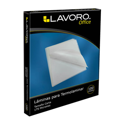 Sobre Para Plastificar 229x290 mm Carta 100 Un 175 Mic | Lavoro