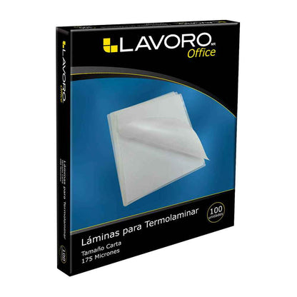 Sobre Para Plastificar 229x290 mm Carta 100 Un 175 Mic | Lavoro