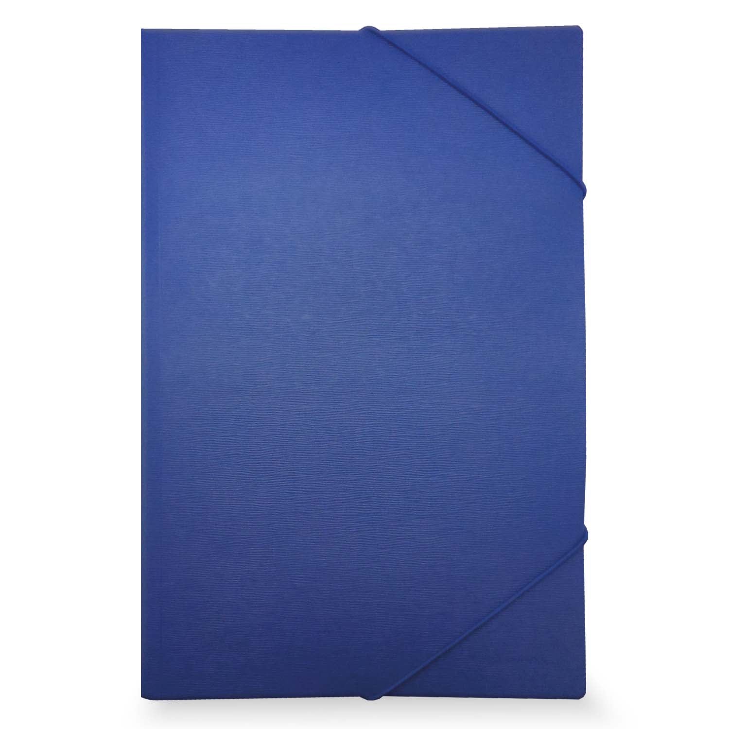 Carpeta Portadocumentos con Elástico Azul Lavoro