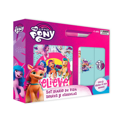 Diario Con Lápiz Sobres Y Esquelas 23x20 cm | My Little Pony