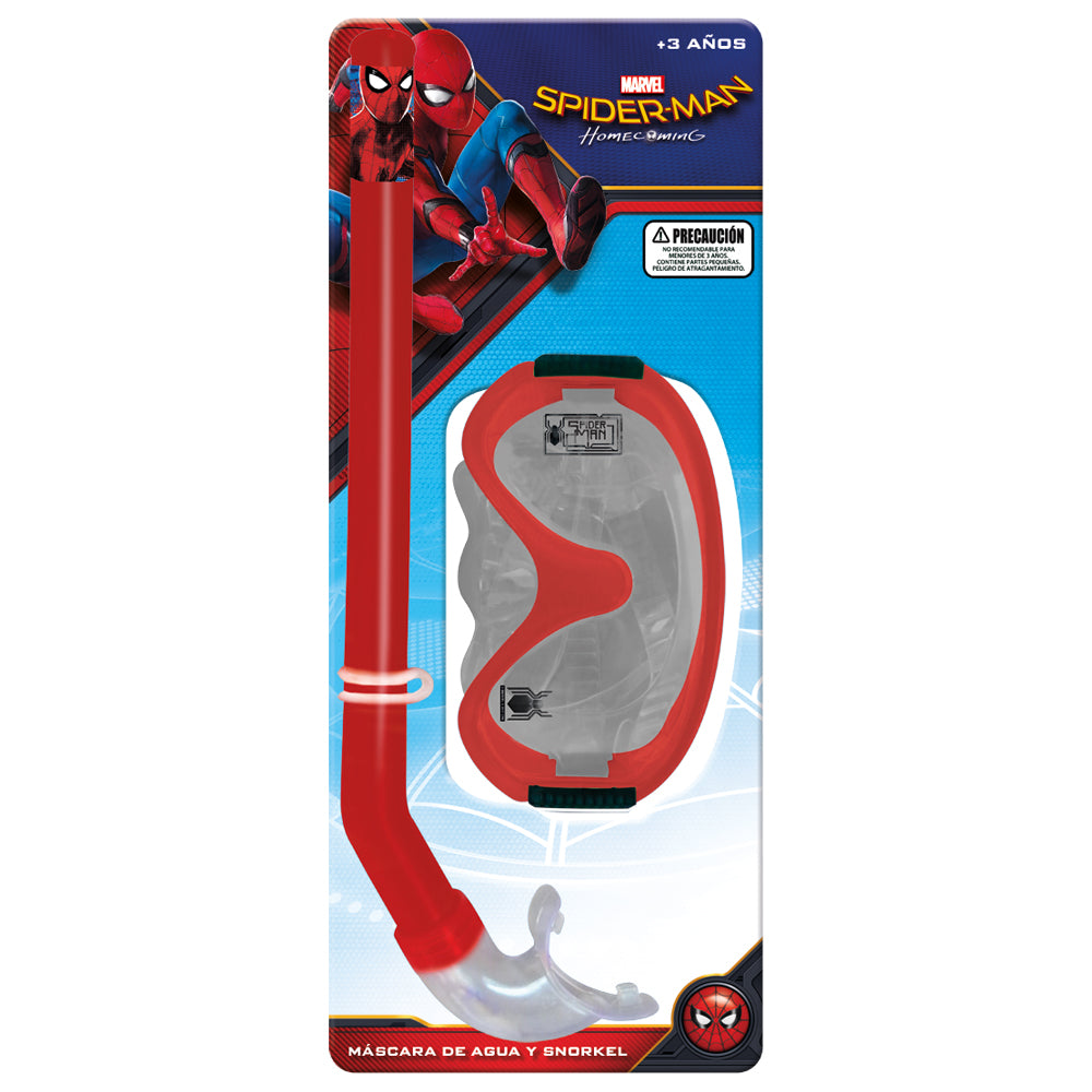 Mascara Y Snorkel De Agua | Spiderman Marvel