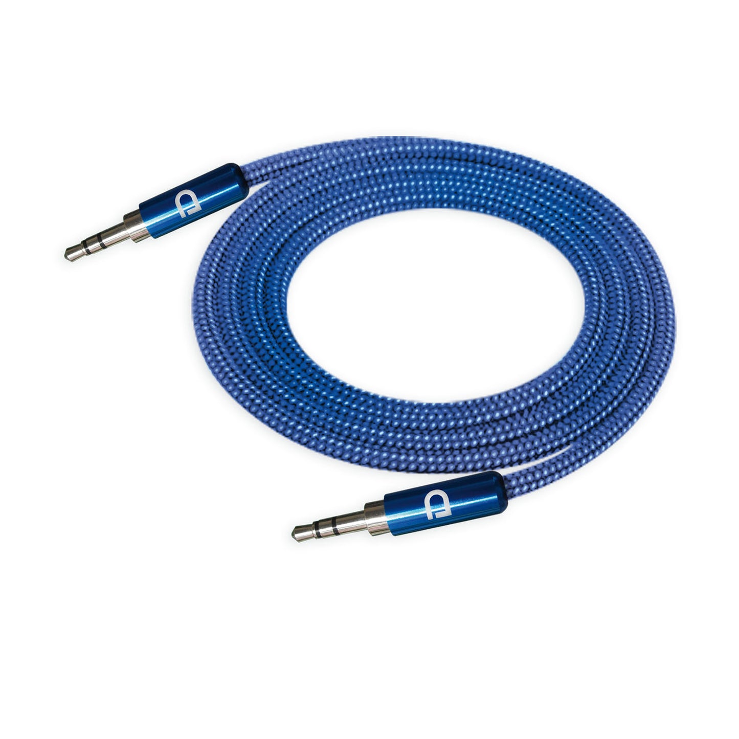 Cable Audio 3.5 a 3.5 Punta Metal Azul 1 metro | Datacom