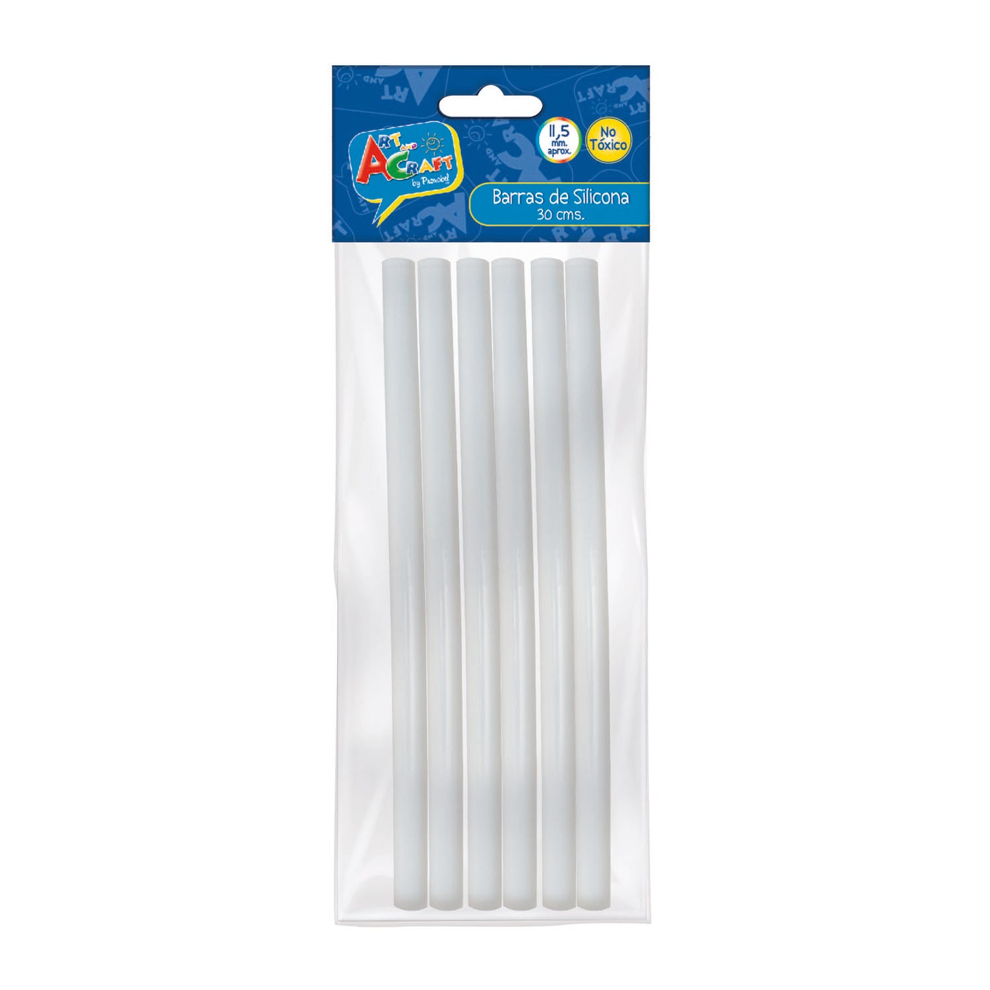 Adhesivo Silicona en Barra 11,5 mm 6 uni | Art & Craft