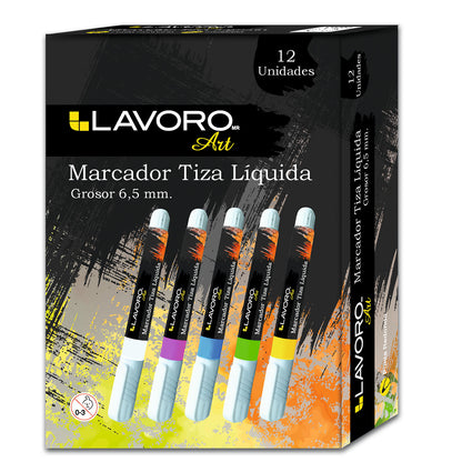 Marcador Tiza Liquida Rosado | Lavoro