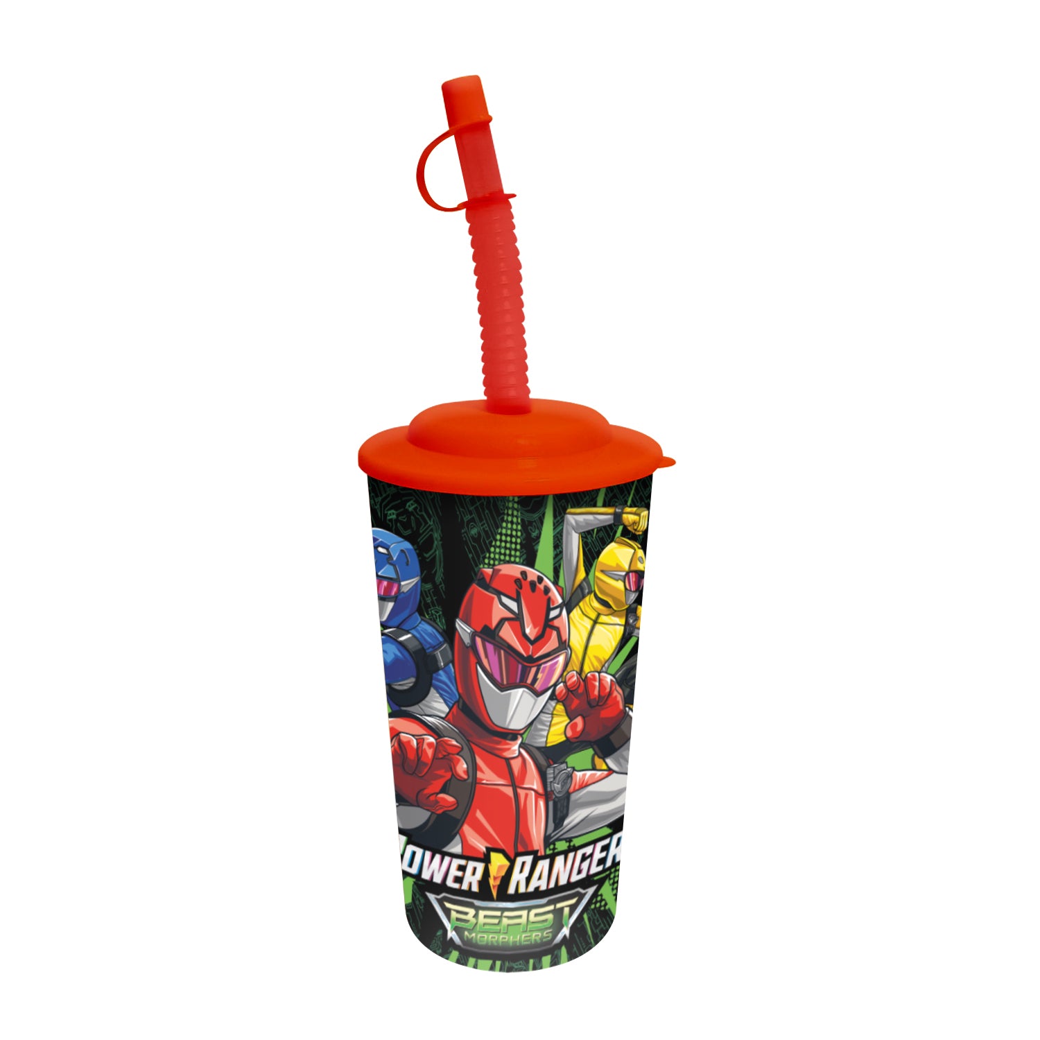 Vaso Con Bombilla | Power Rangers