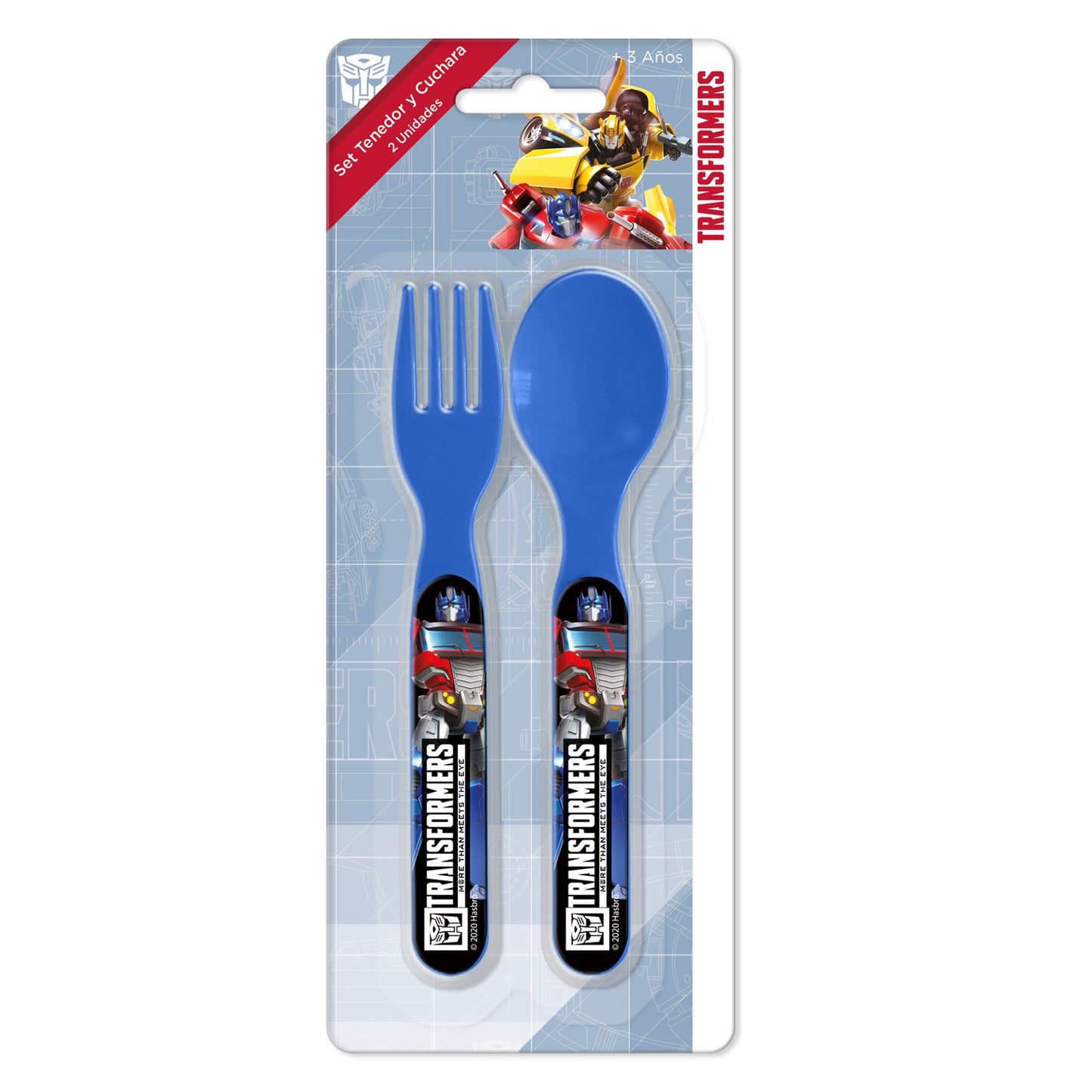 Set Tenedor Y Cuchara | Transformers