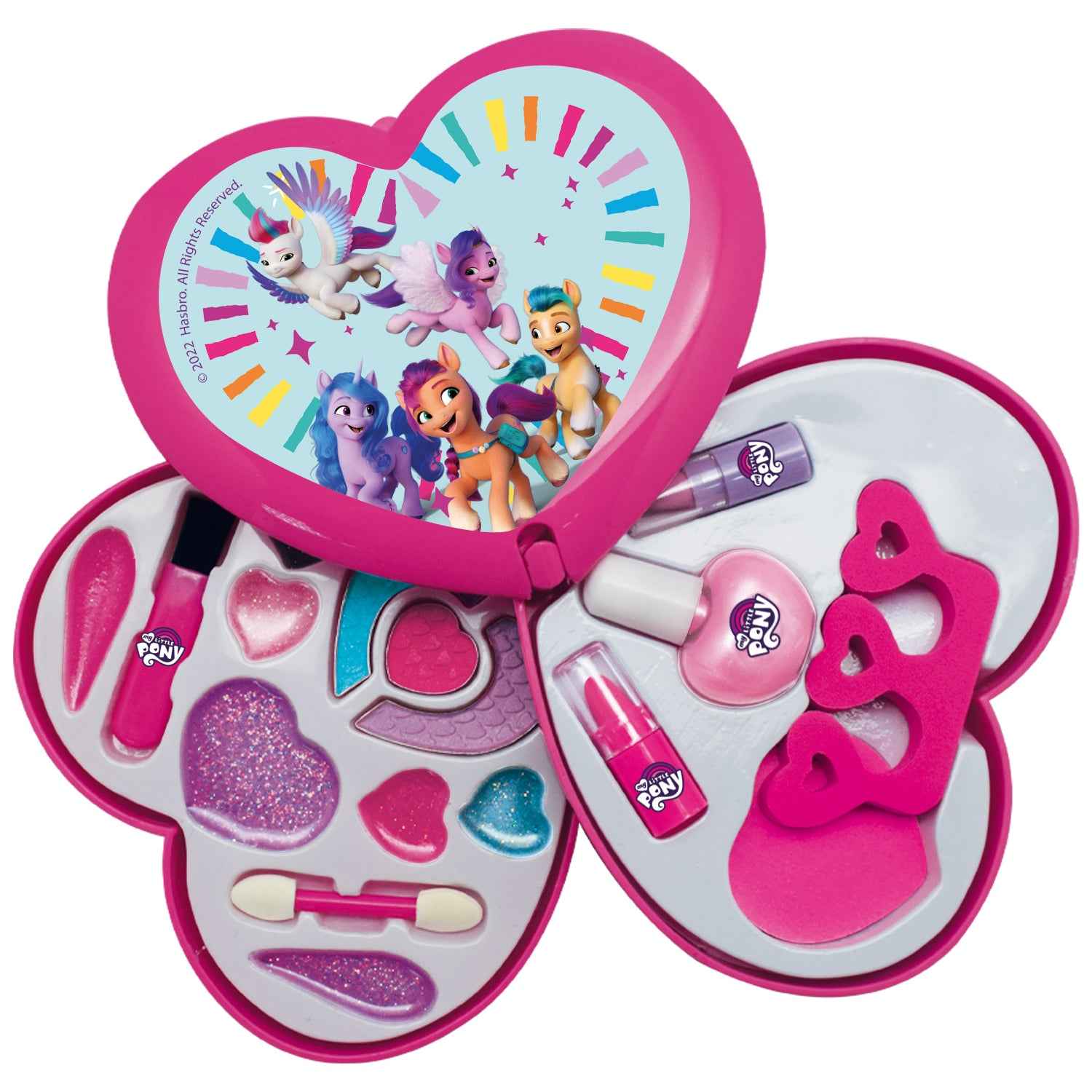 Set De Maquillaje Y Manicure Corazón 2 Pisos | My Little Pony