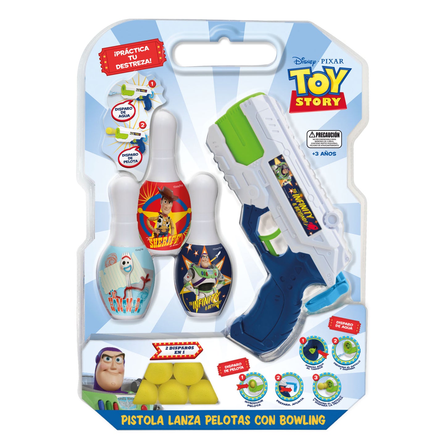 Pistola Lanza Pelotas Con Bowling Toy Story | Disney