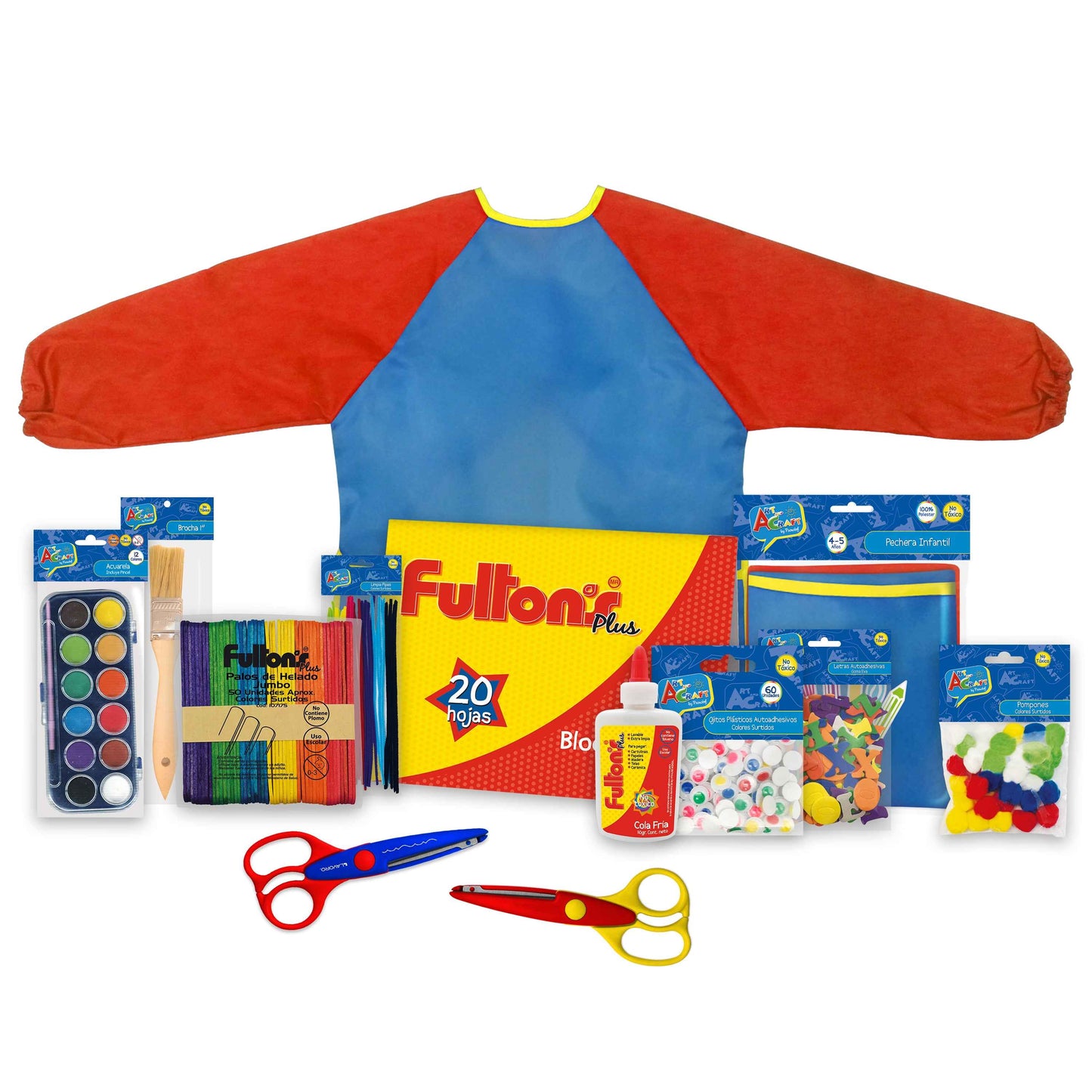 Caja Escolar Pack Manualidades Preescolar | Pronobel
