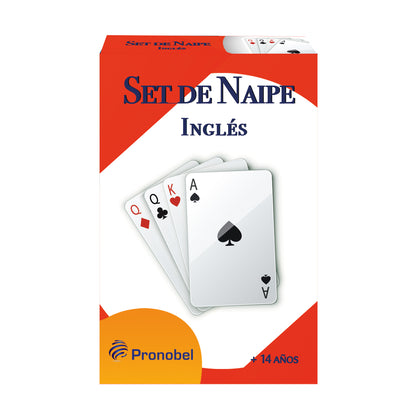 Set Naipe Ingles En Doble Blister | Nobel Toys