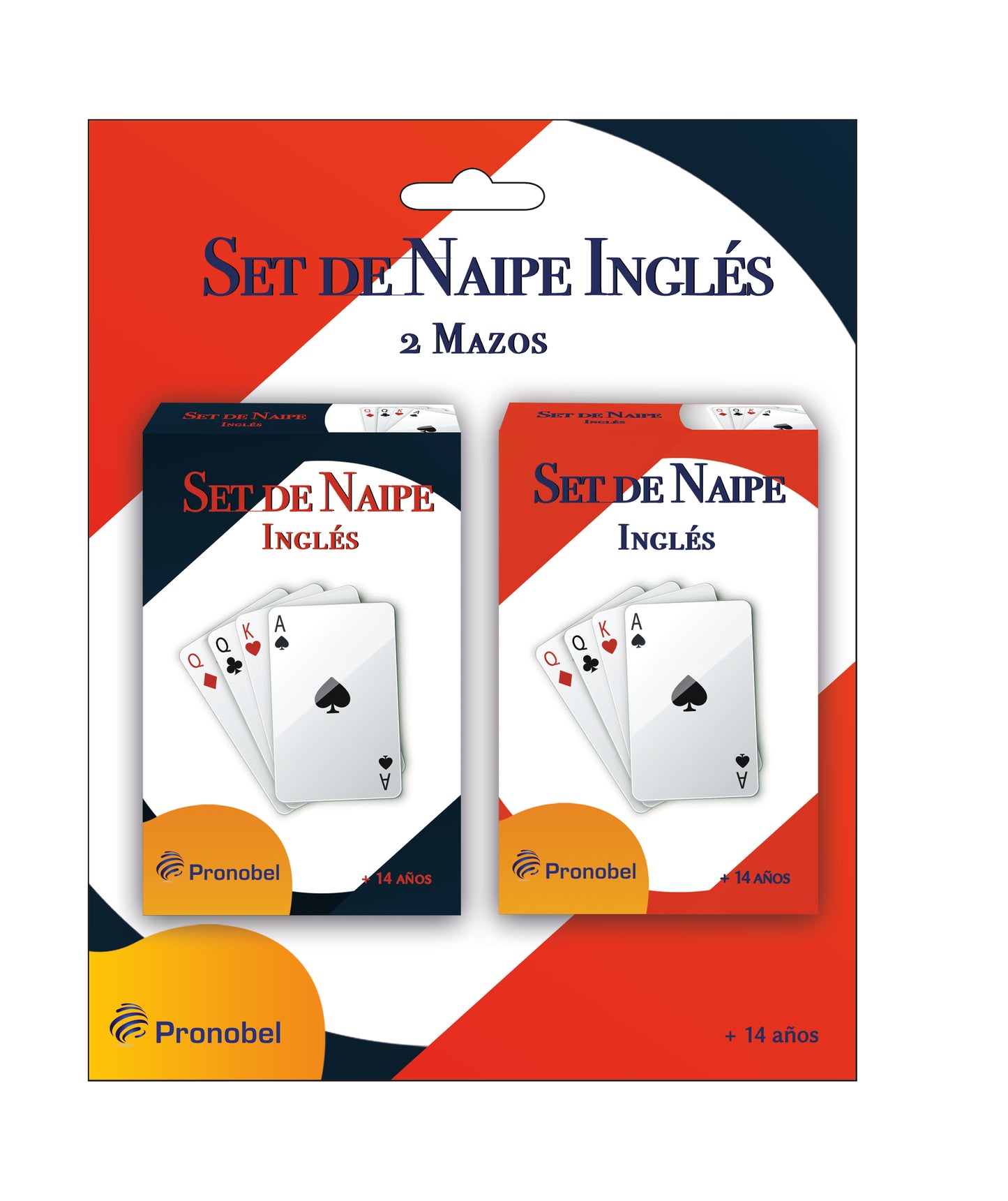 Set Naipe Ingles En Doble Blister | Nobel Toys