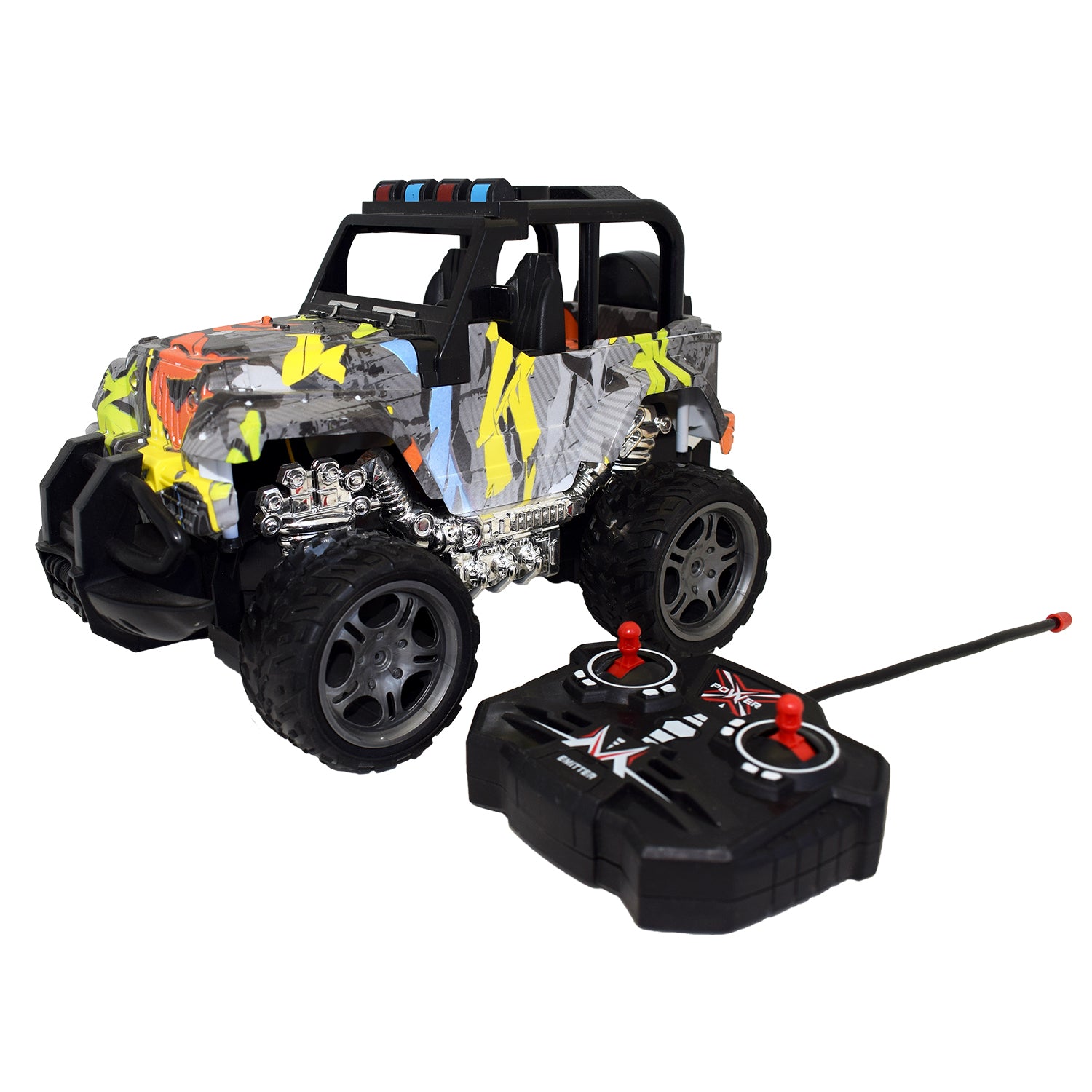 Jeep Grafitis Radio Controlado 37x22 cm | Nobel Toys