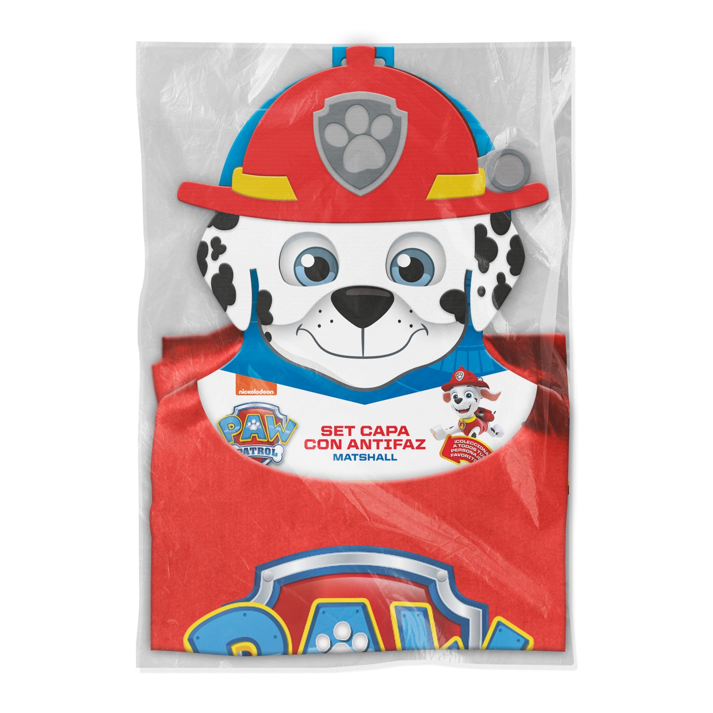 Set Capa Marshall con Antifaz | Paw Patrol