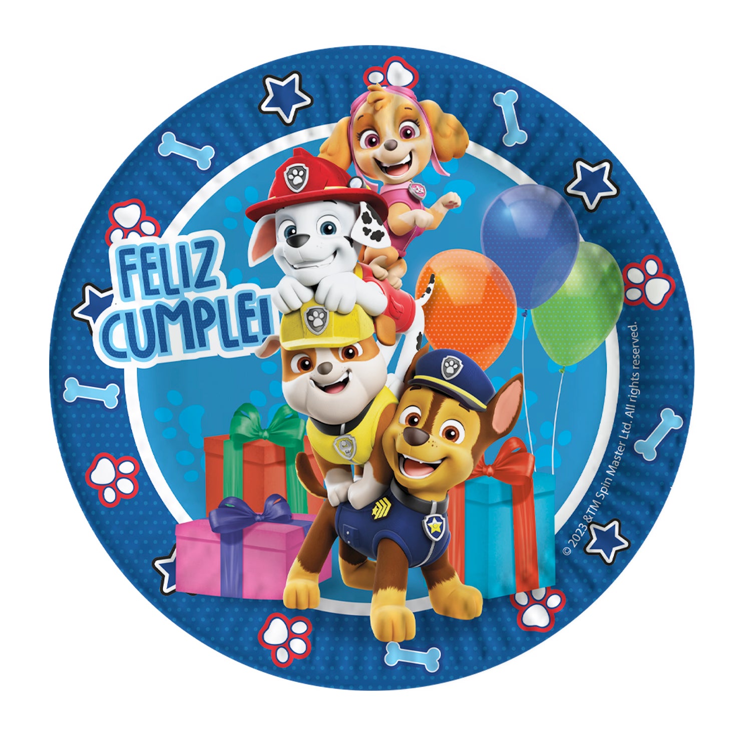 Set Cumpleaños para 6 Personas | Paw Patrol