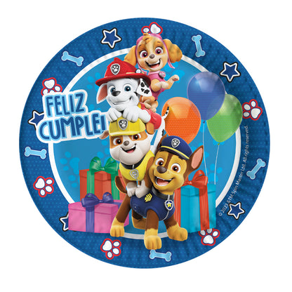 Set Cumpleaños para 6 Personas | Paw Patrol