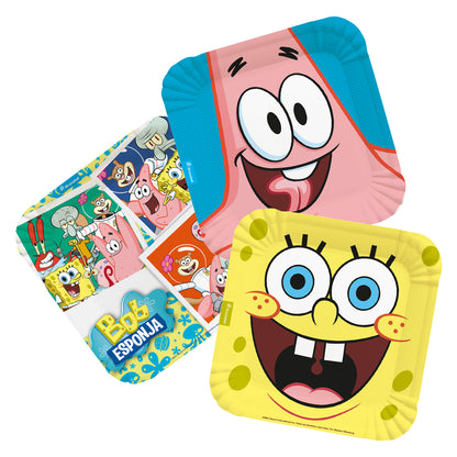 Set Cumpleaños para 6 Personas | Bob Esponja