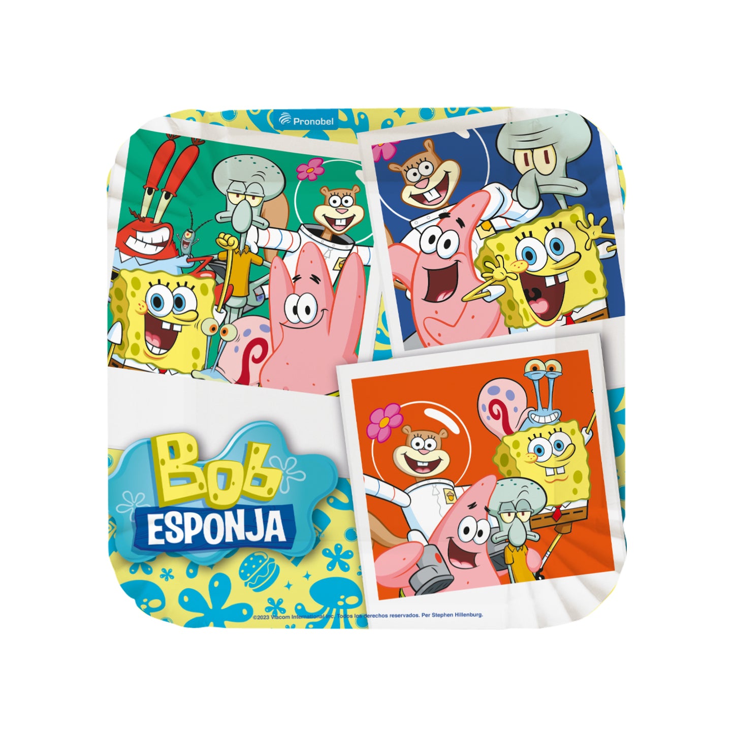 Set Cumpleaños para 6 Personas | Bob Esponja