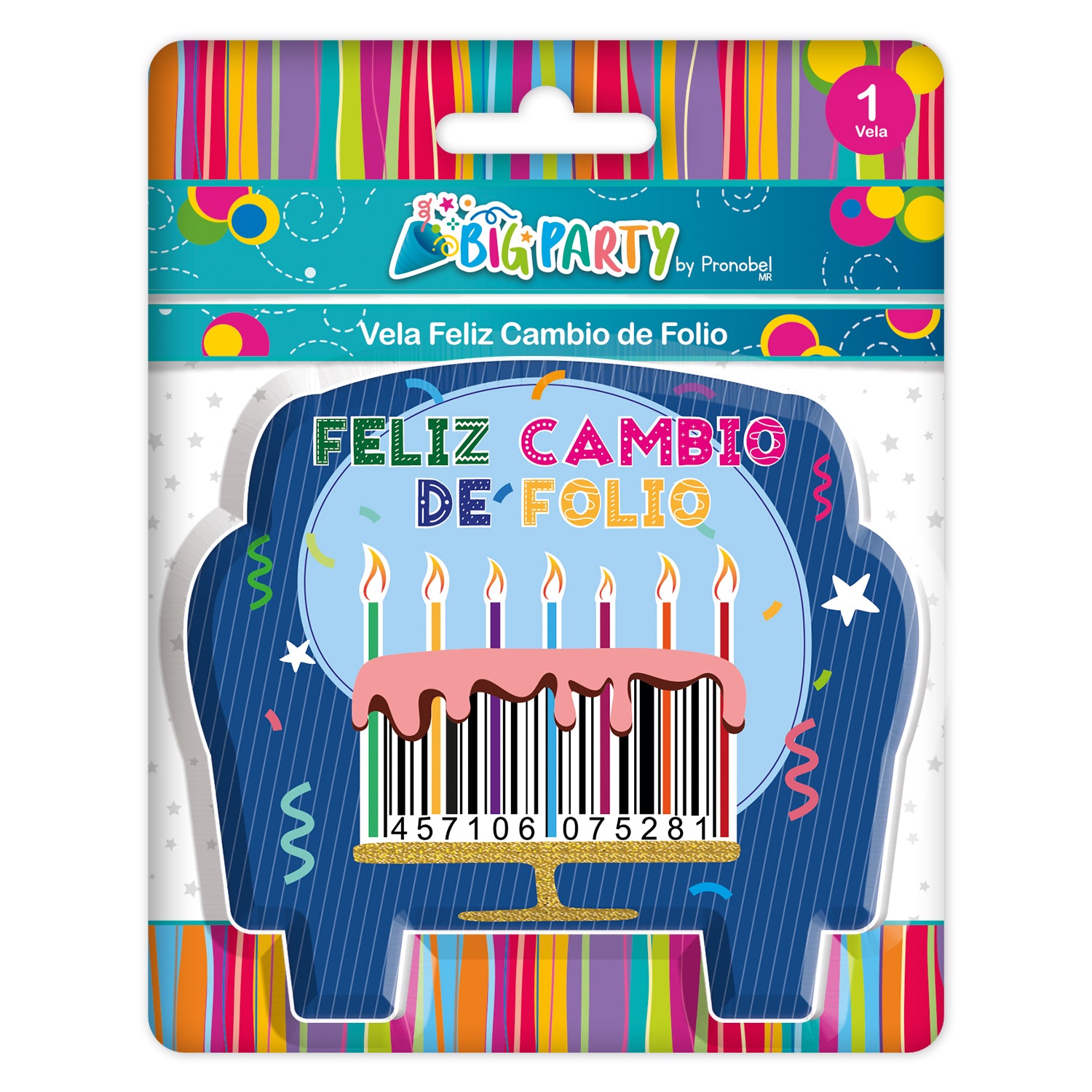 Vela Feliz Cambio de Folio | Big Party