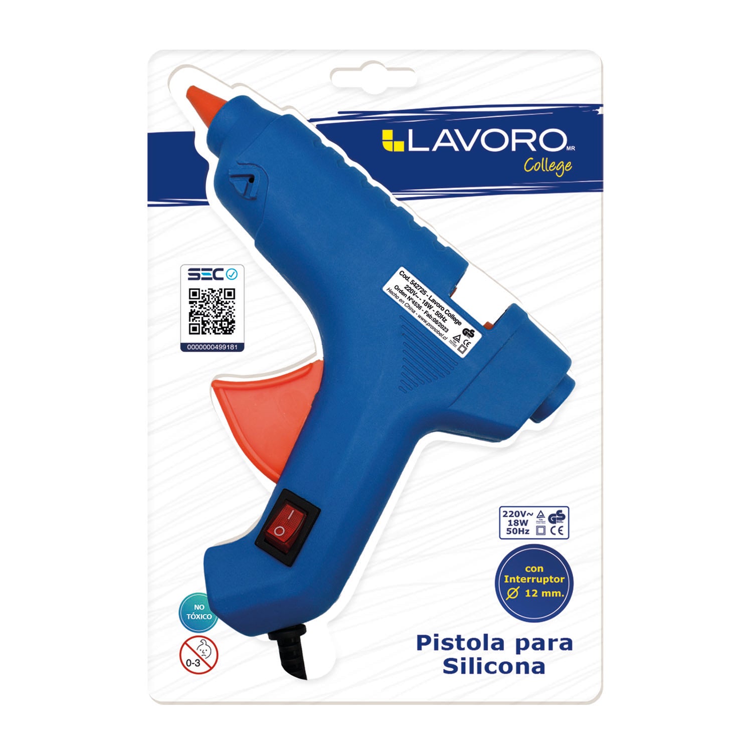 Pistola Silicona 13 mm 40 Watts | Art & Craft