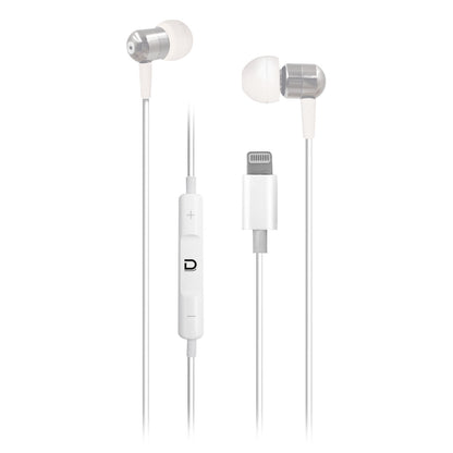 Audifono con Cable Lightning Blanco Datacom