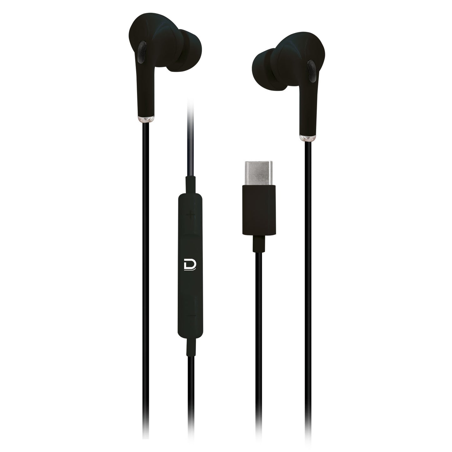 Audifono con Cable Type C Negro Datacom