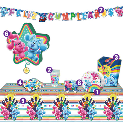 Set Cumpleanos para 6 Personas | Pistas de Blue