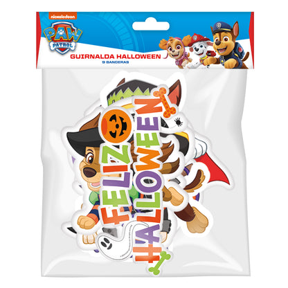 Guirnalda Halloween 9 Banderas 1.6 m | Paw Patrol