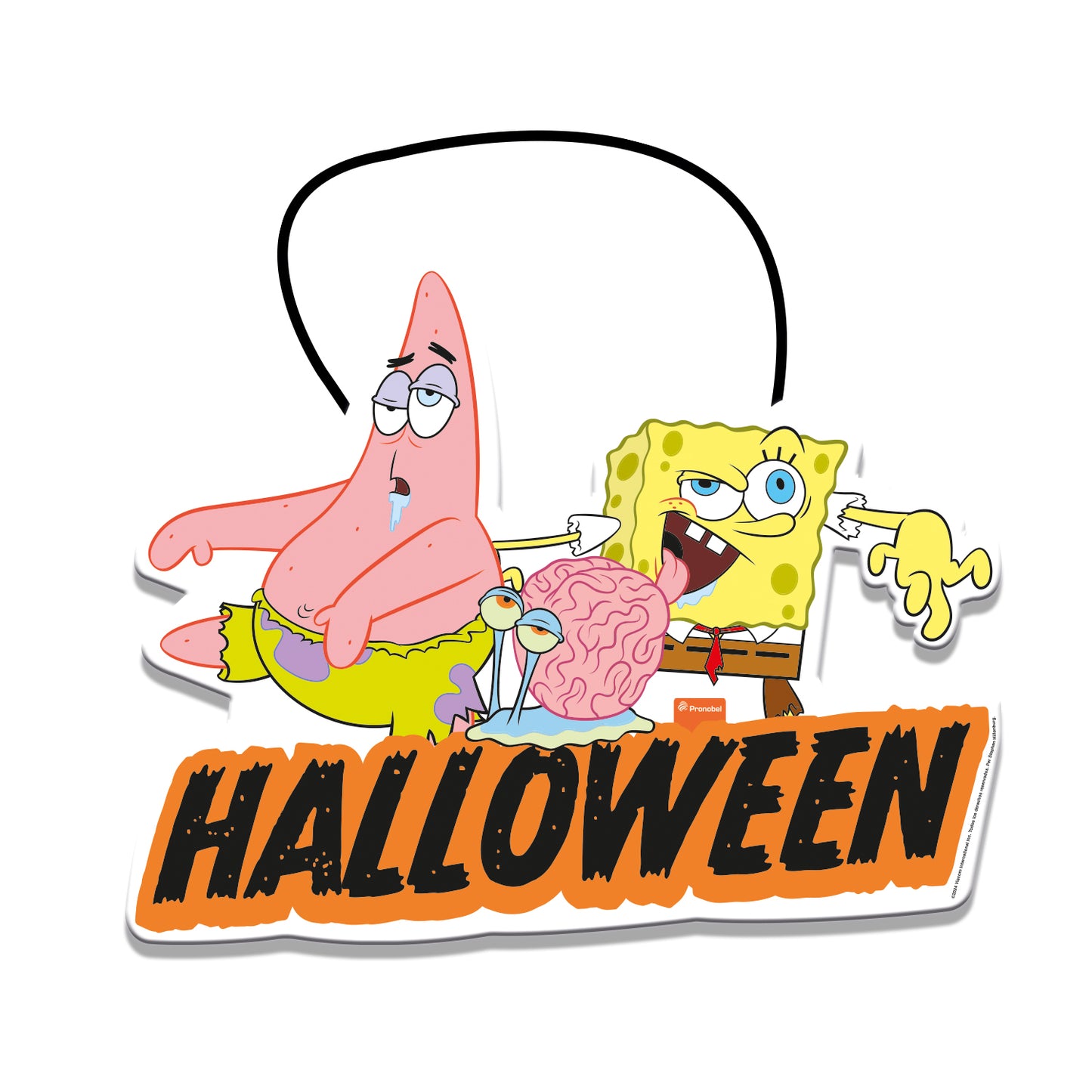 Decoración Puerta 28x22 cm | Bob Esponja