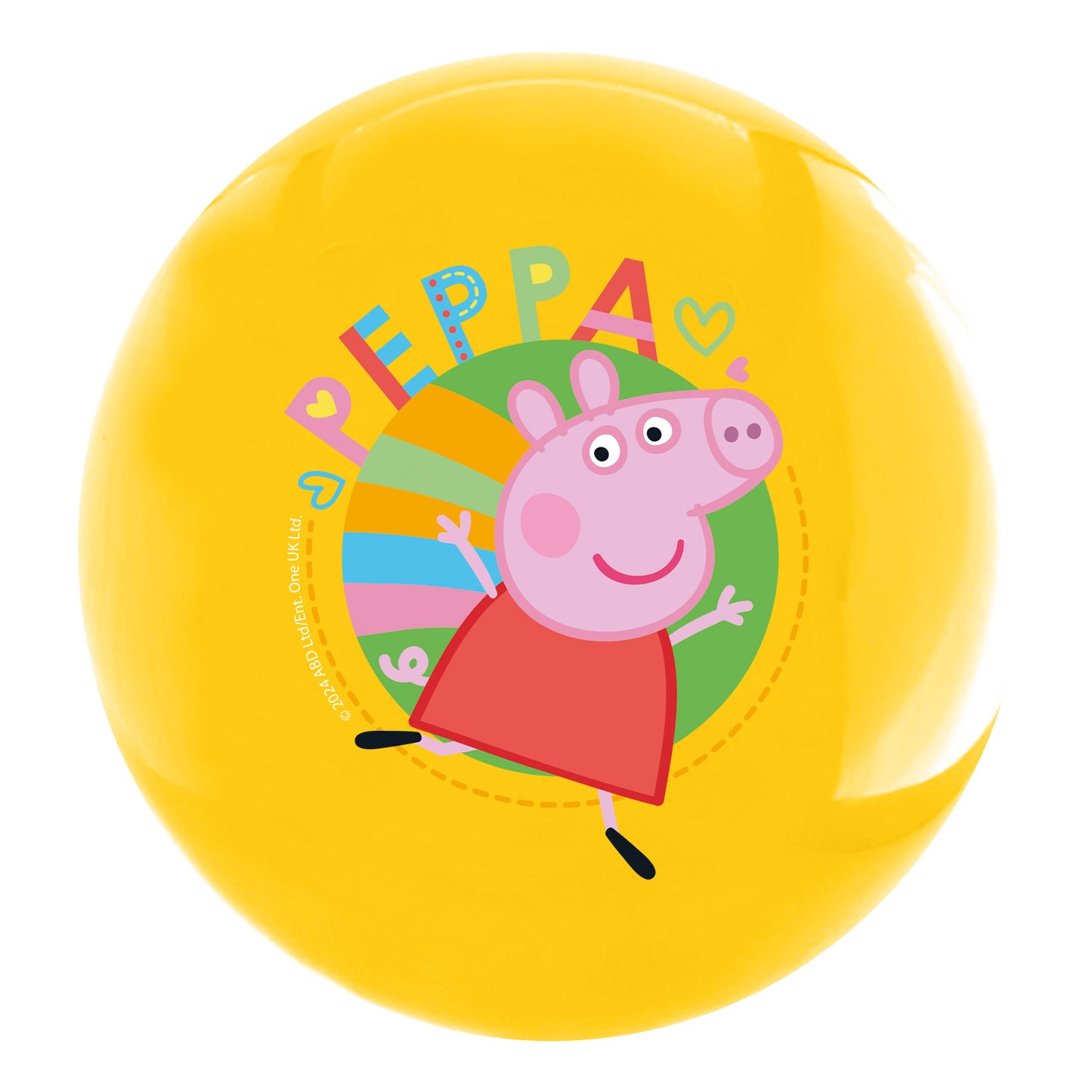 Pelota De PVC 22 cm 4 Colores Peppa Pig