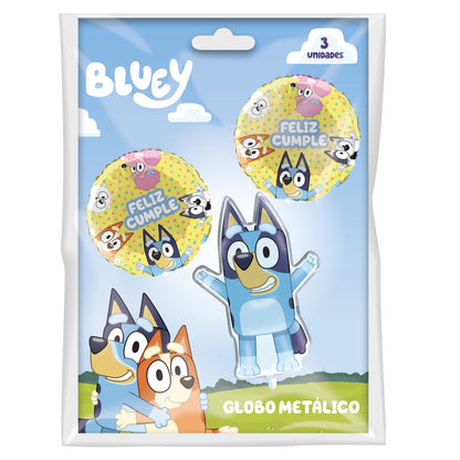 Set 3 Globos Foil | Bluey