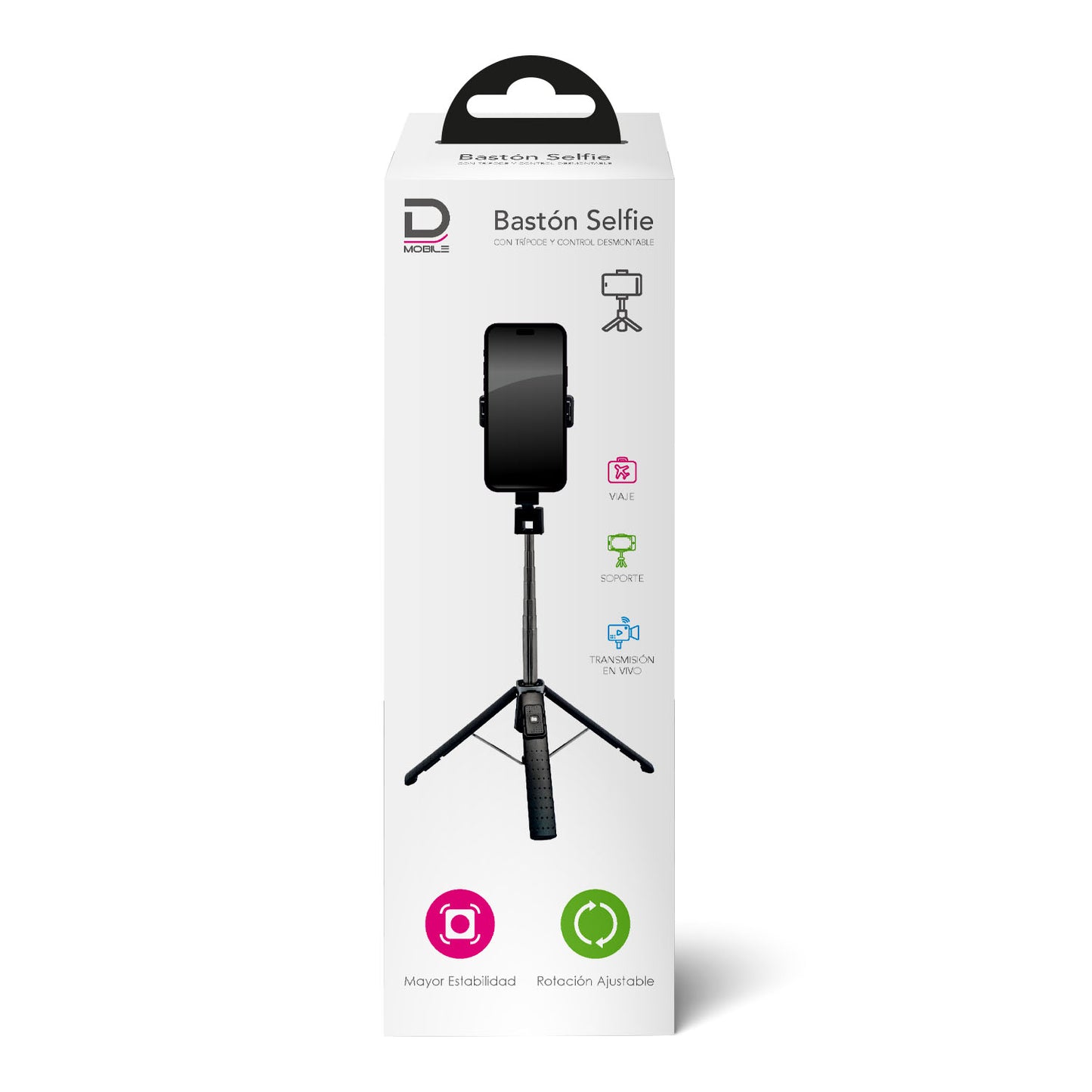 Bastón Selfie con Trípode y Control | Datacom
