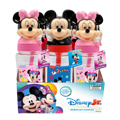 Burbujas Figura 3D Minnie y Mickey | Disney