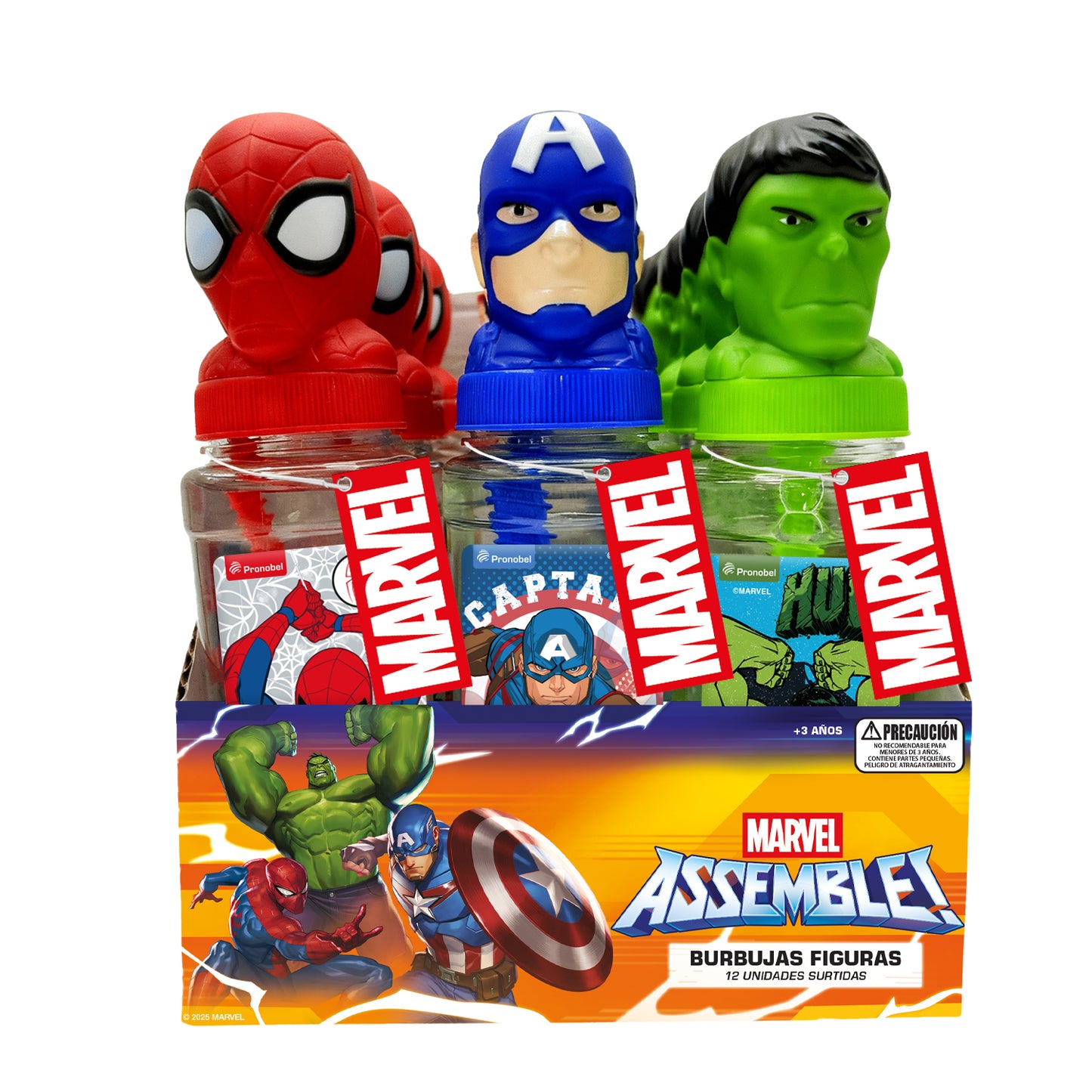 Burbujas Figura 3D Avengers | Marvel