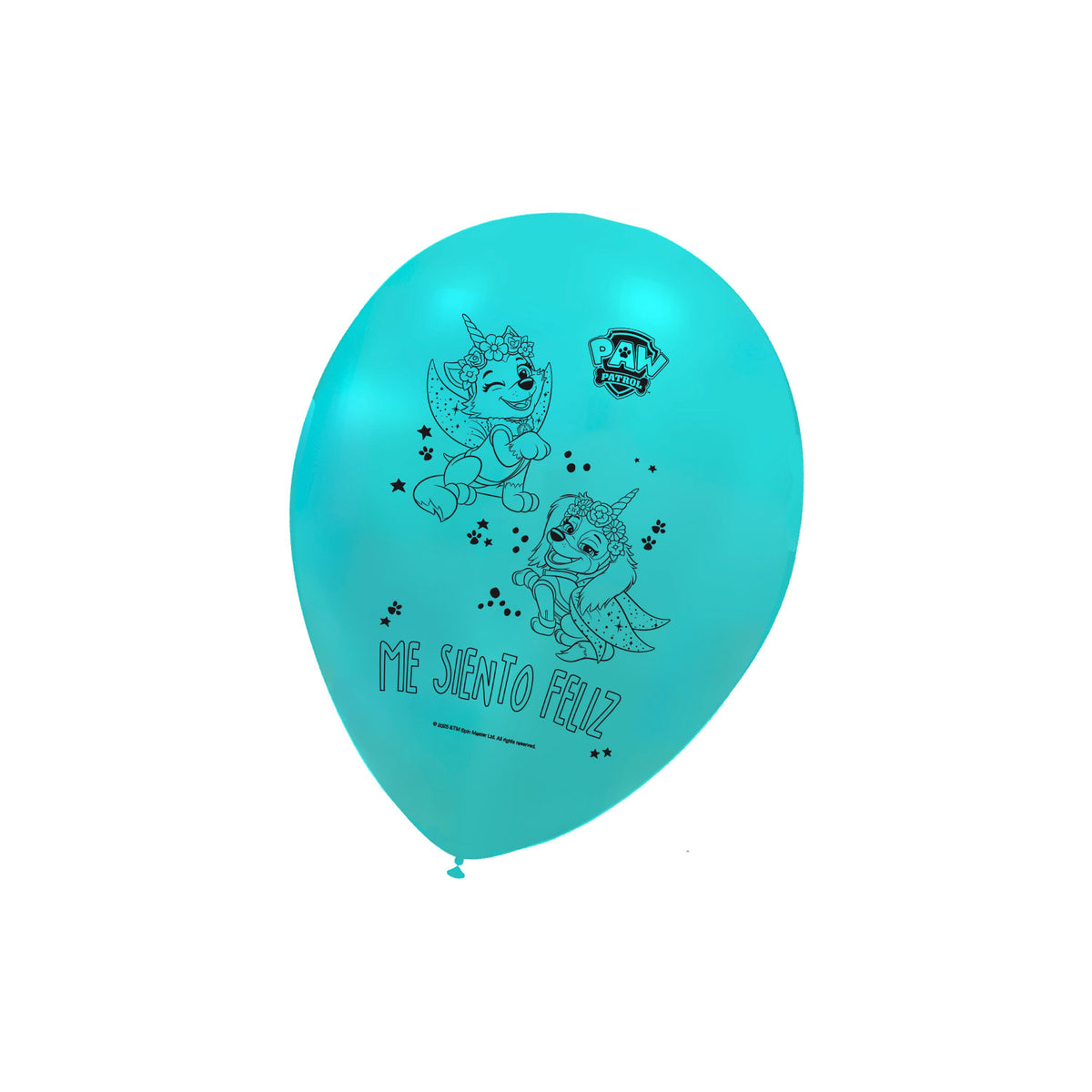 Globos Látex N° 12 Skye 12 Un | Paw Patrol